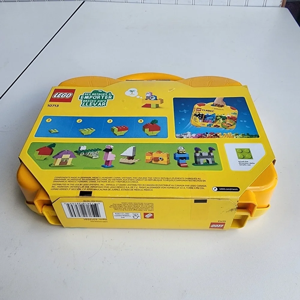 New Sealed Lego 10713 Creative Suitcase Building Complete Toy Set 213 Pieces